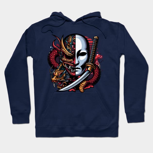 Yakuza Mask Hoodie by dolanjaran